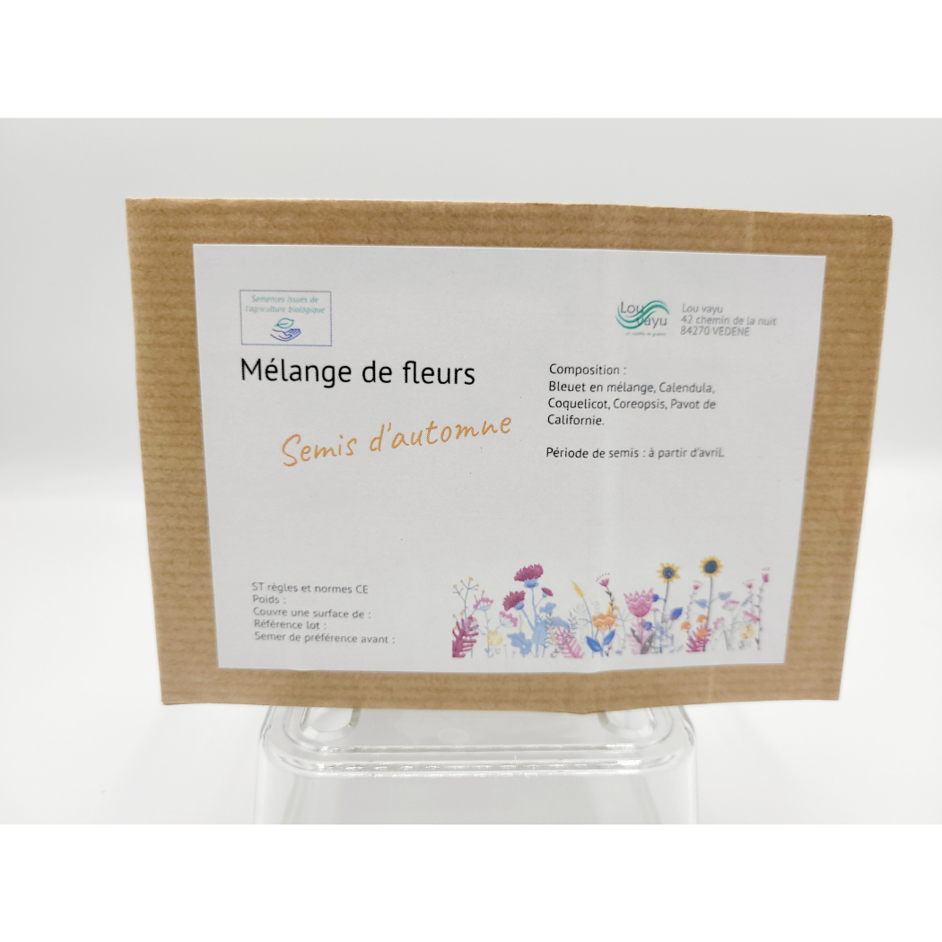 Mélange de graines de fleurs précoces